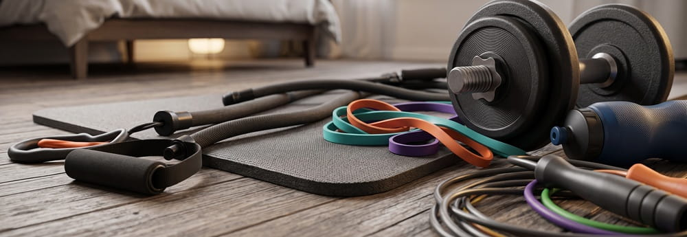 Minimul necesar pentru fitness acasă: 6 accesorii care înlocuiesc jumătate de sală